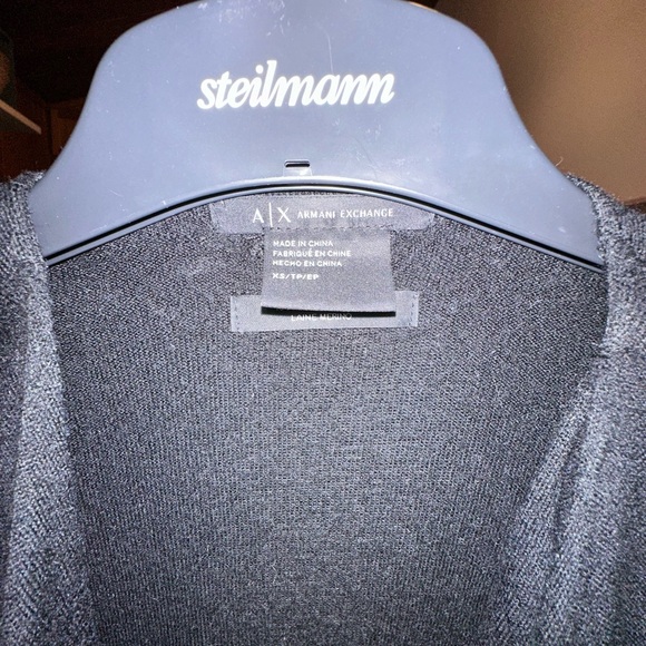 Armani exchange merino wool sweater/cardigan - Picture 4 of 5